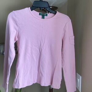 Ralph Lauren Petite Small Pink Sweater